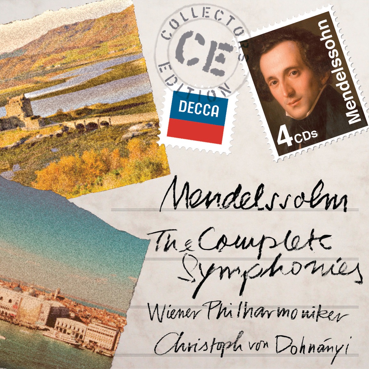 Mendelssohn: The Complete Symphonies by Vienna Philharmonic & Christoph von Dohnányi album cover