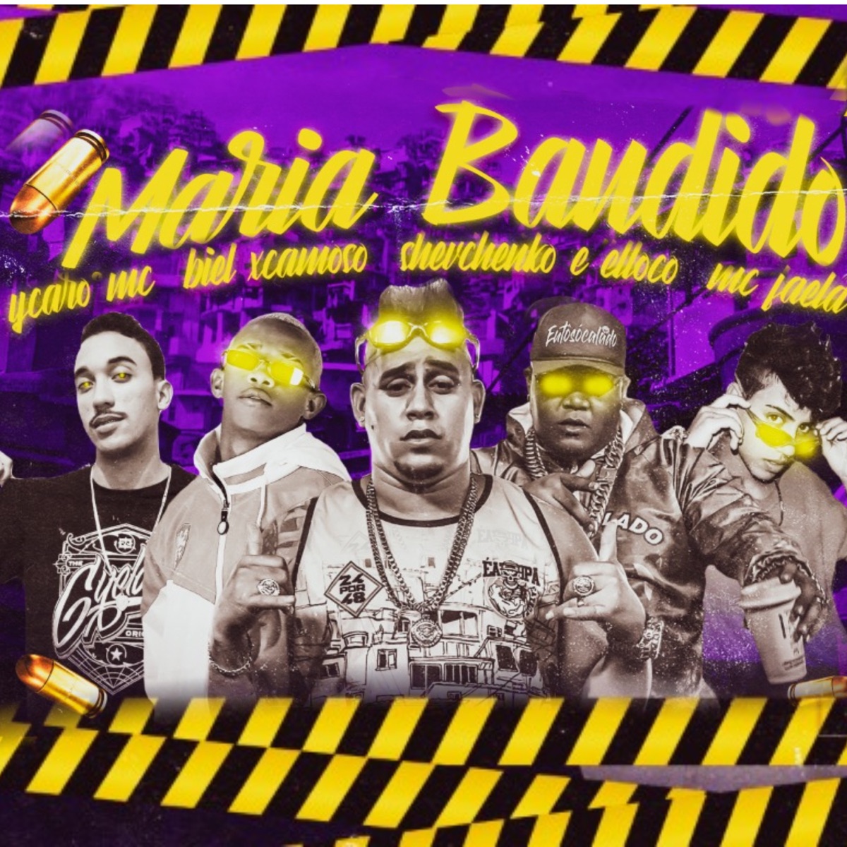 Maria Bandido - Single by Shevchenko e Elloco, Mc Faela, Biel Xcamoso & Ykaro MC album cover