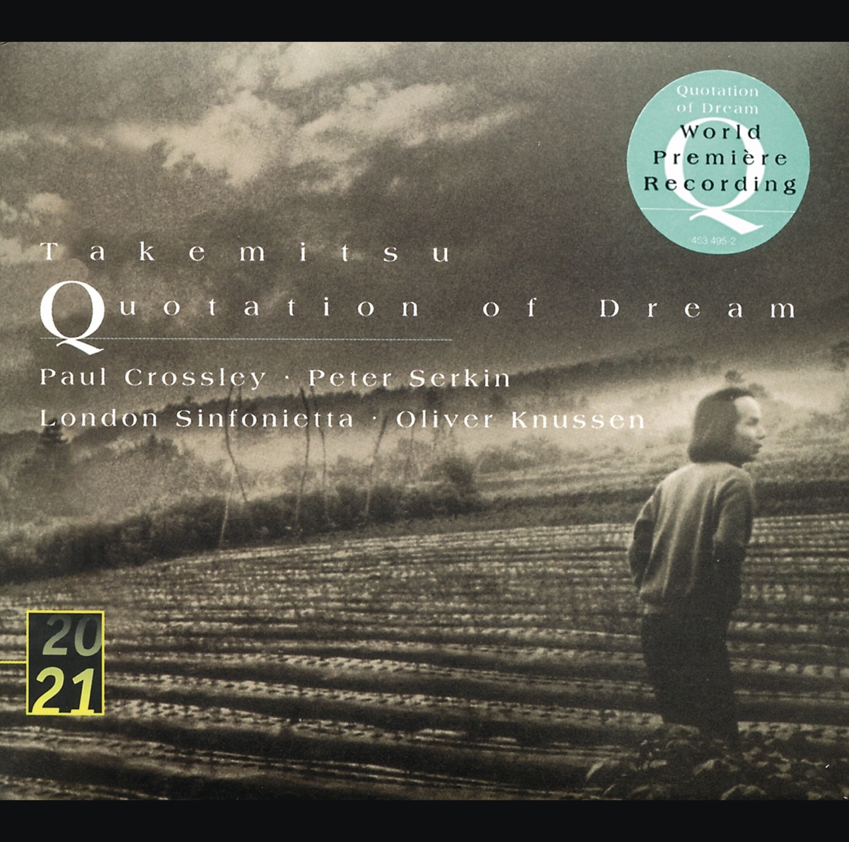 Takemitsu: Quotation of Dream by Paul Crossley, London Sinfonietta, Oliver Knussen & Peter Serkin album cover