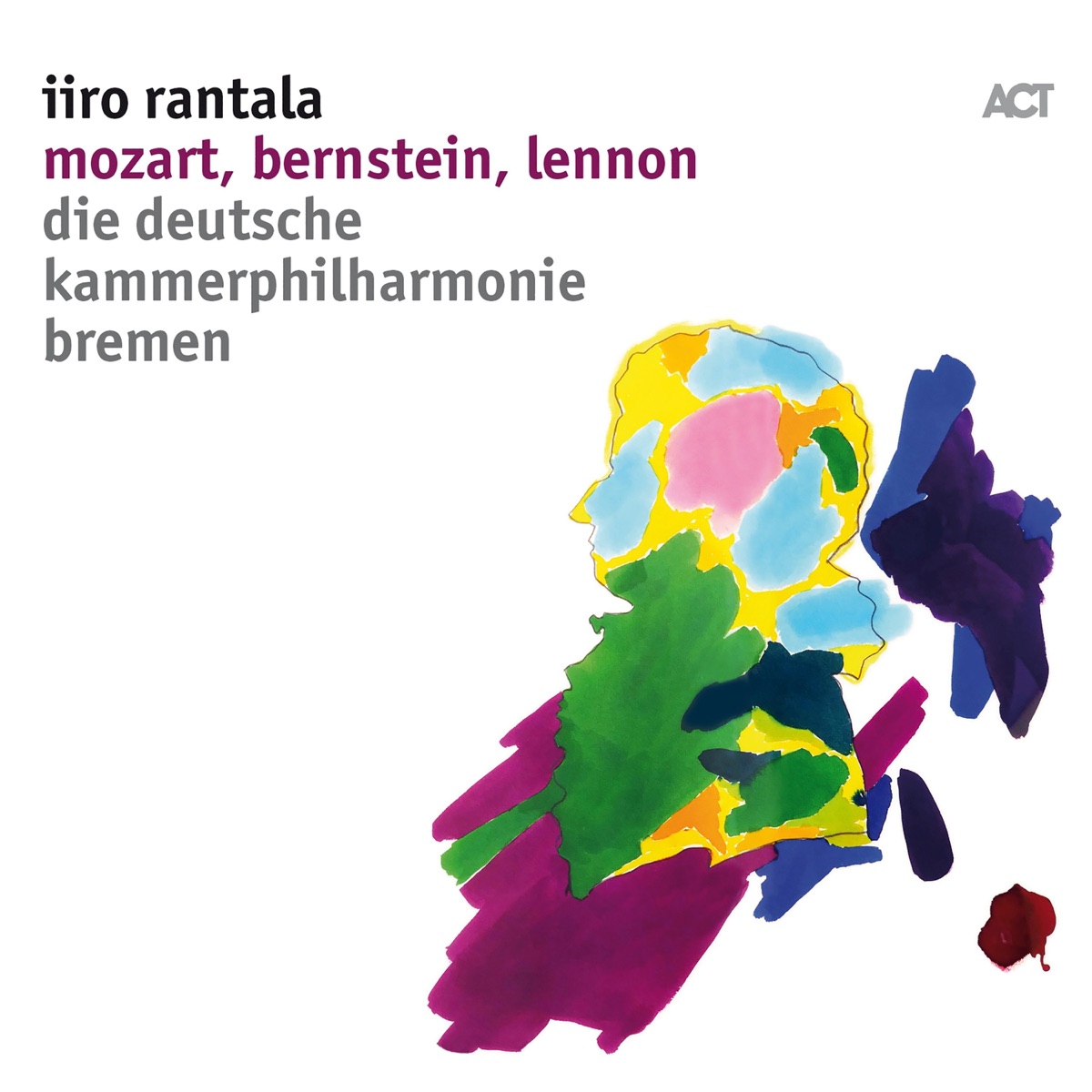 Mozart, Bernstein, Lennon (Live) by Iiro Rantala album cover