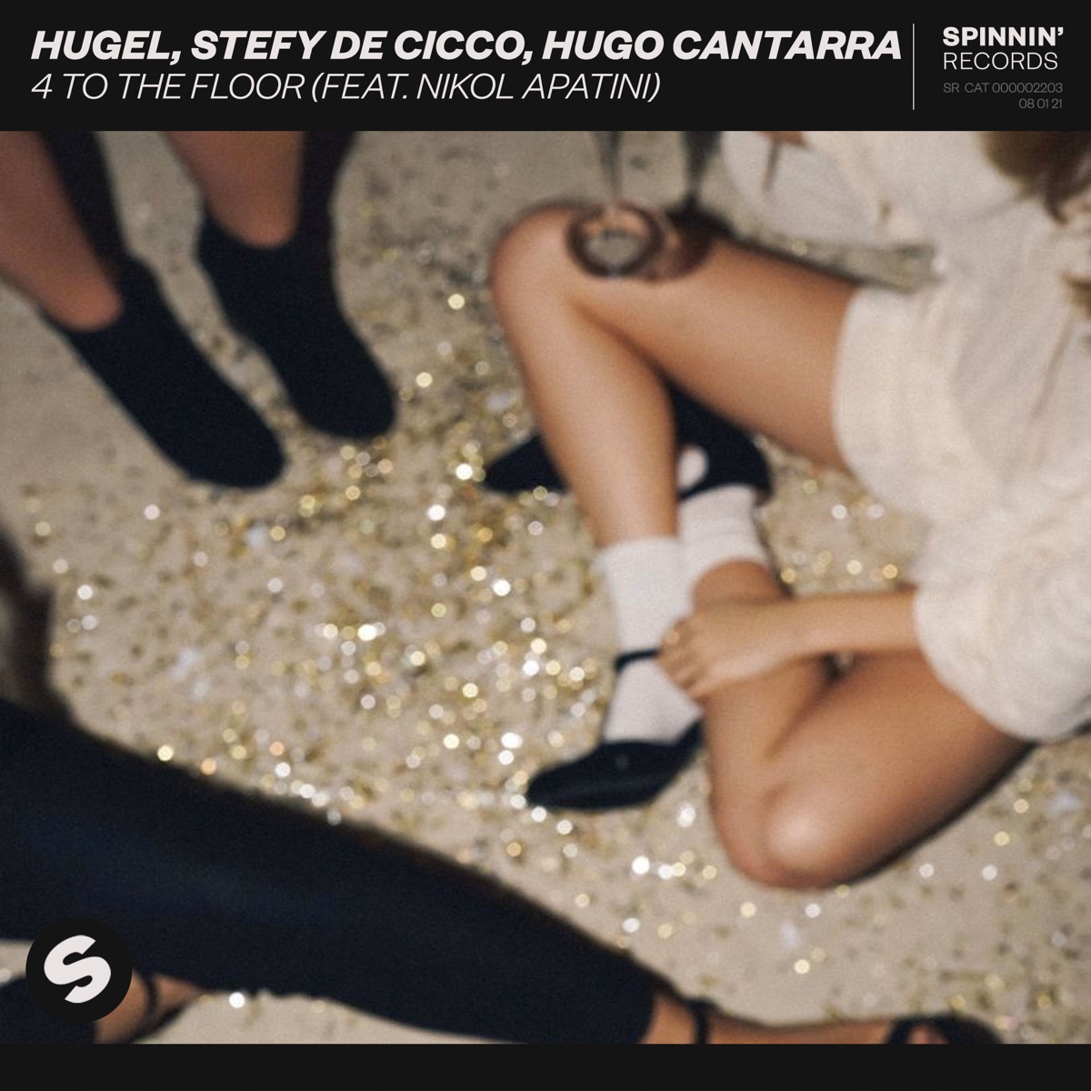 4 to the Floor (feat. Nikol Apatini) - Single by HUGEL, Stefy De Cicco & Hugo Cantarra album cover