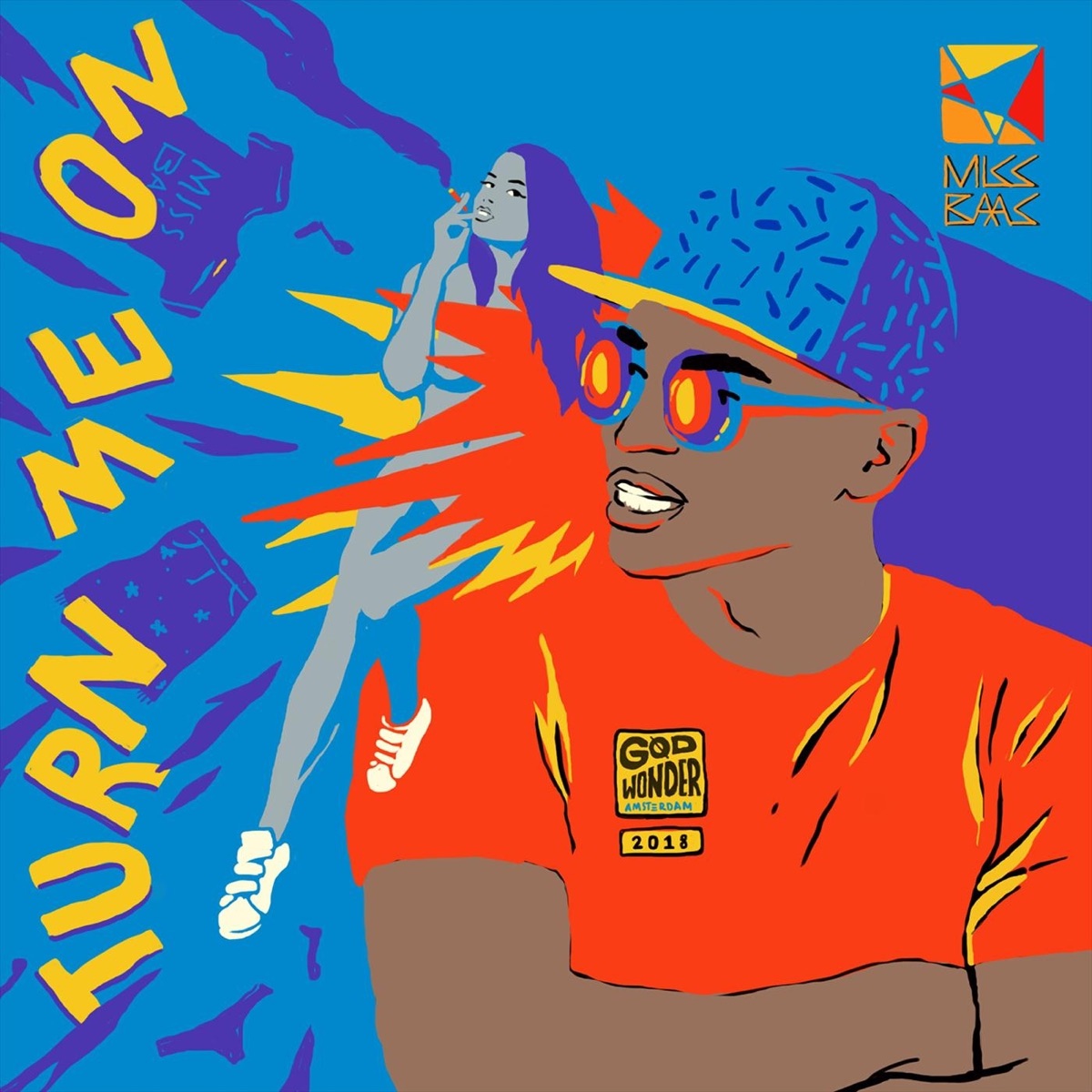 Turn Me On - Single by Godwonder & Miss Baas album cover