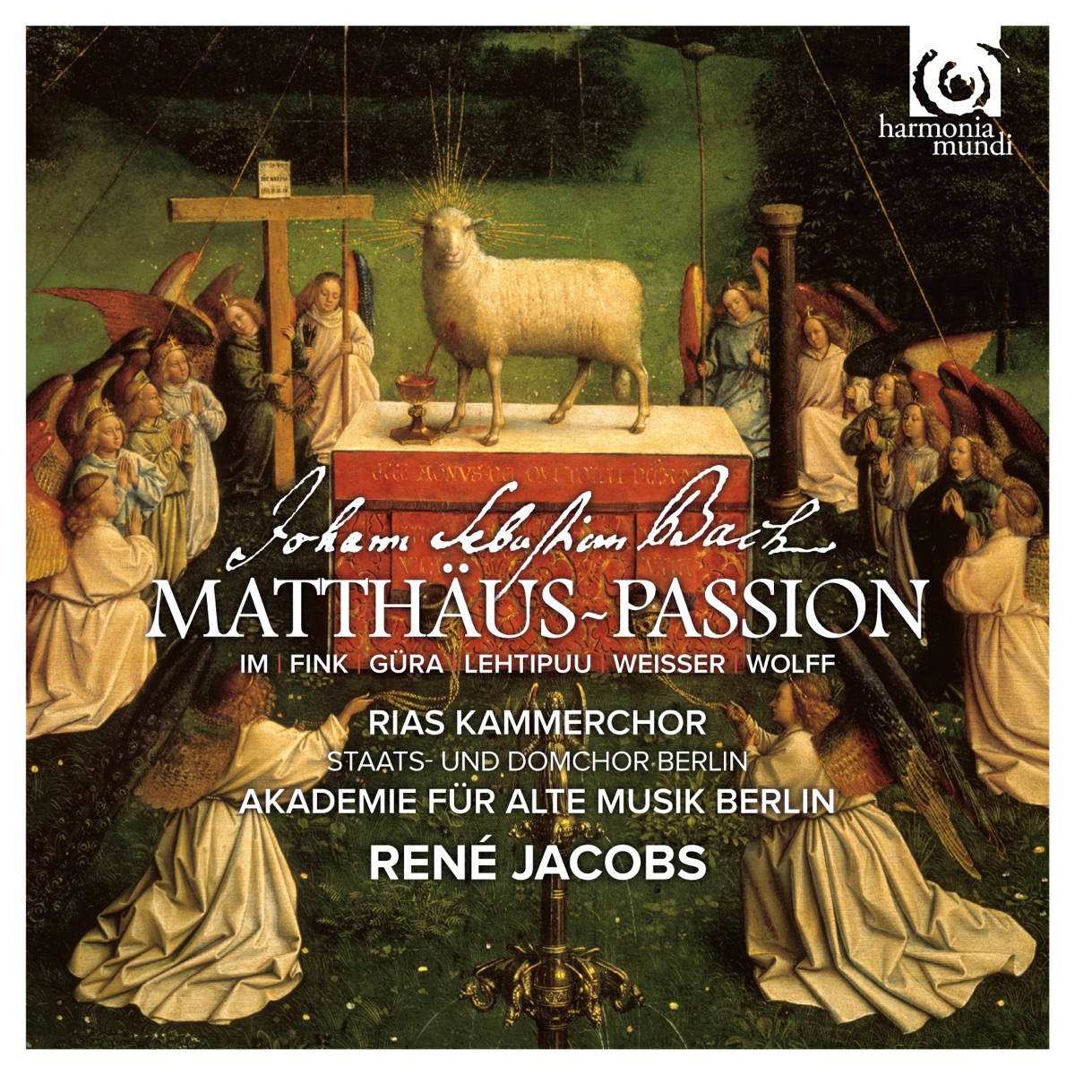J.S. Bach: St Matthew Passion, BWV 244 (Matthäus-Passion) by René Jacobs, RIAS Kammerchor & Akademie für Alte Musik Berlin album cover