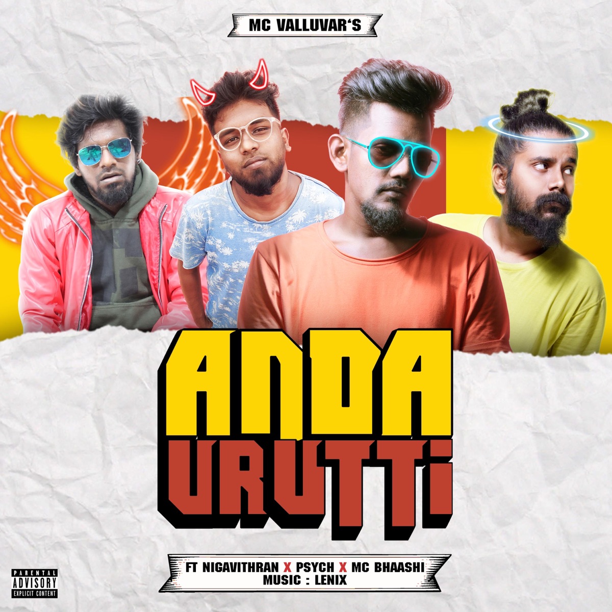 Anda Uruti (feat. Nigavithran, Psych & Mc Bhaashi) - Single by M.C. Valluvar album cover