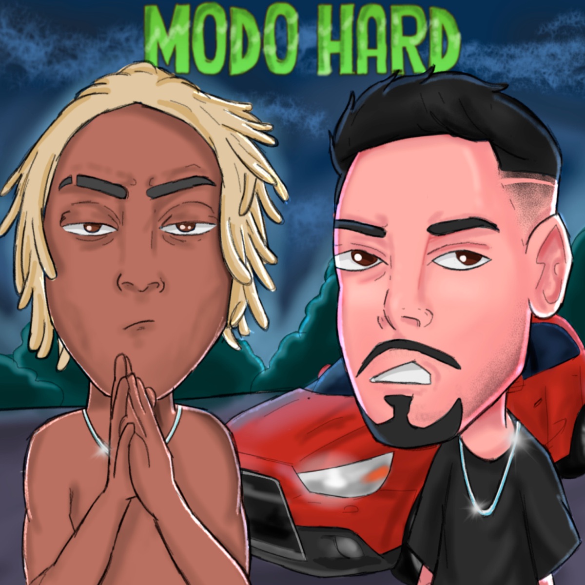 Modo Hard (feat. Aka Rasta) - Single by Vinera & Spaik Dan album cover