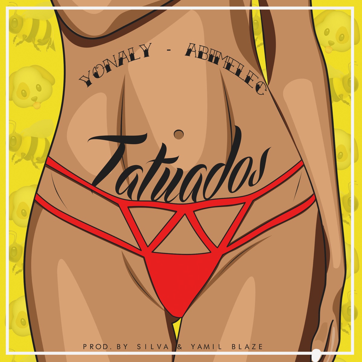 Tatuados - Single by Yonaly & Abimelec album cover