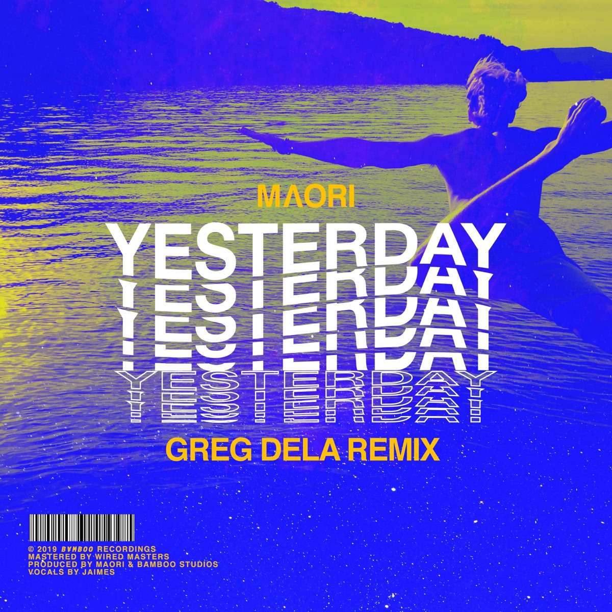 Yesterday (Greg Dela Remix) - Single by Maori album cover