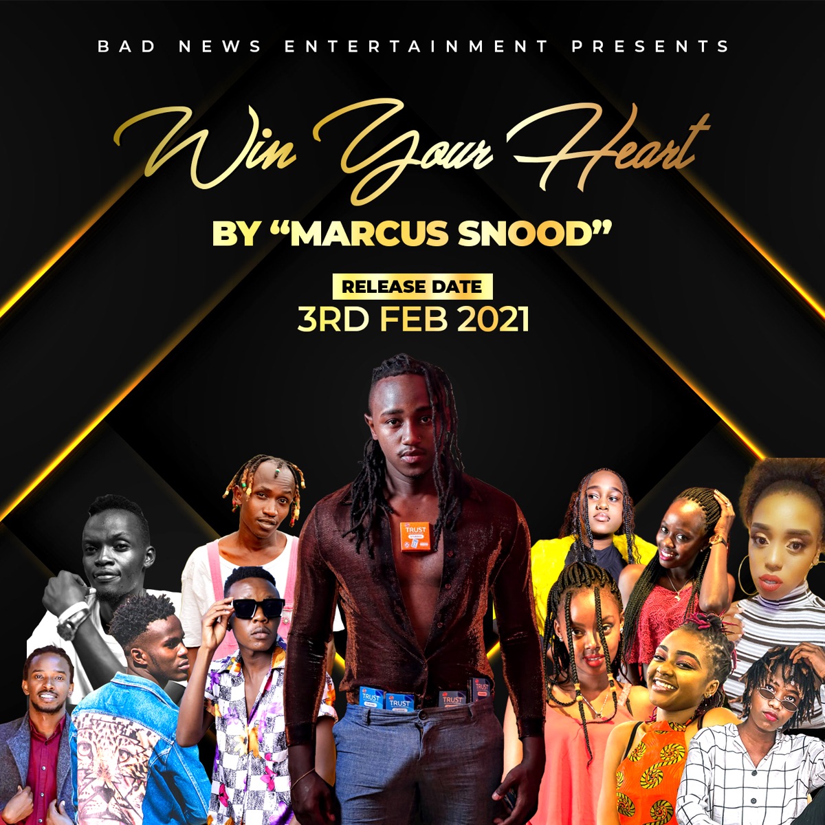 Win Your Heart - Single by Marcus Snood album cover