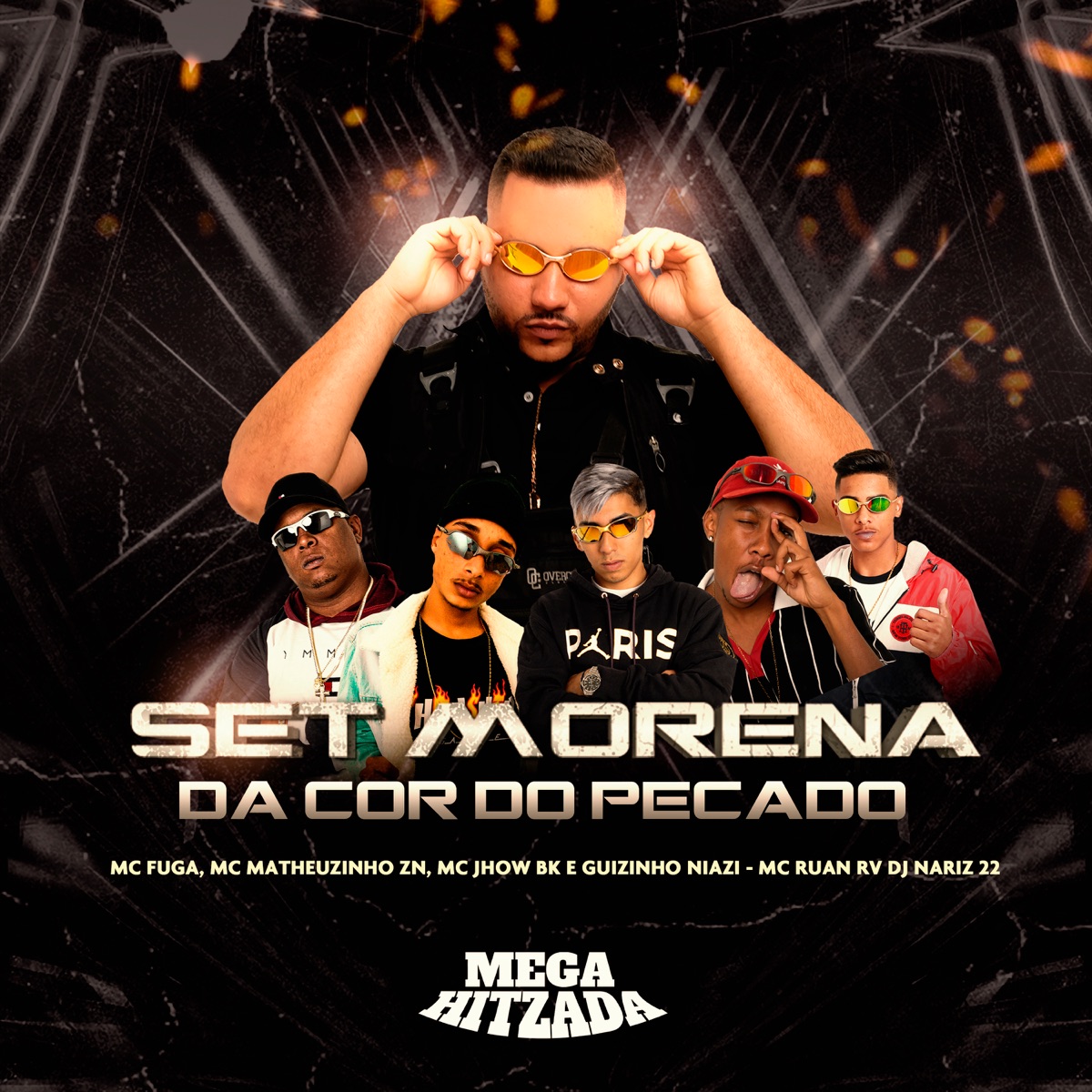 Set Morena da Cor do Pecado - Single by Mc Fuga, Mc Matheuzinho ZN, Mc Jhow Bk, Mc Guizinho Niazi & Mc Ruan RV album cover