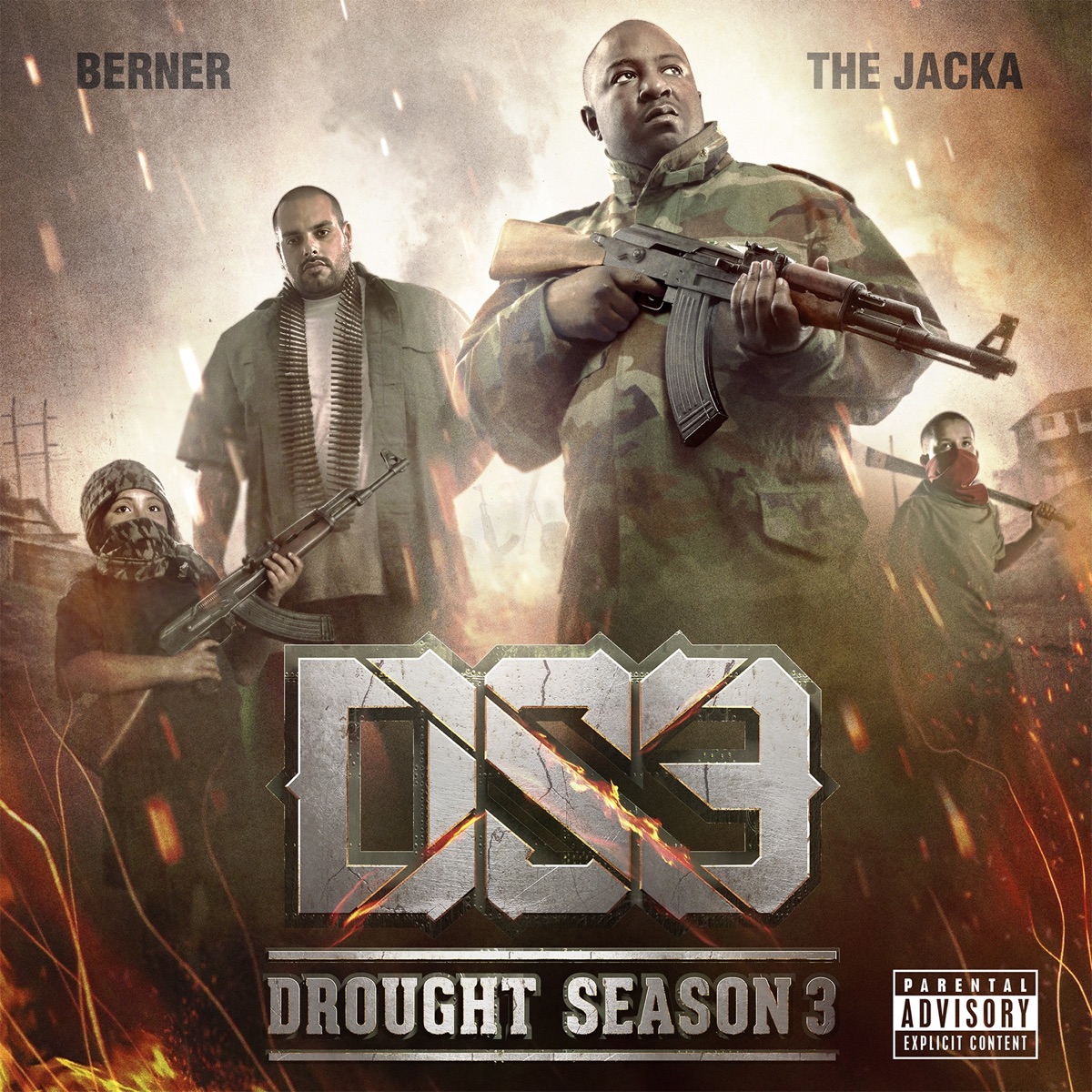 Drought Season 3 by Berner & The Jacka album cover