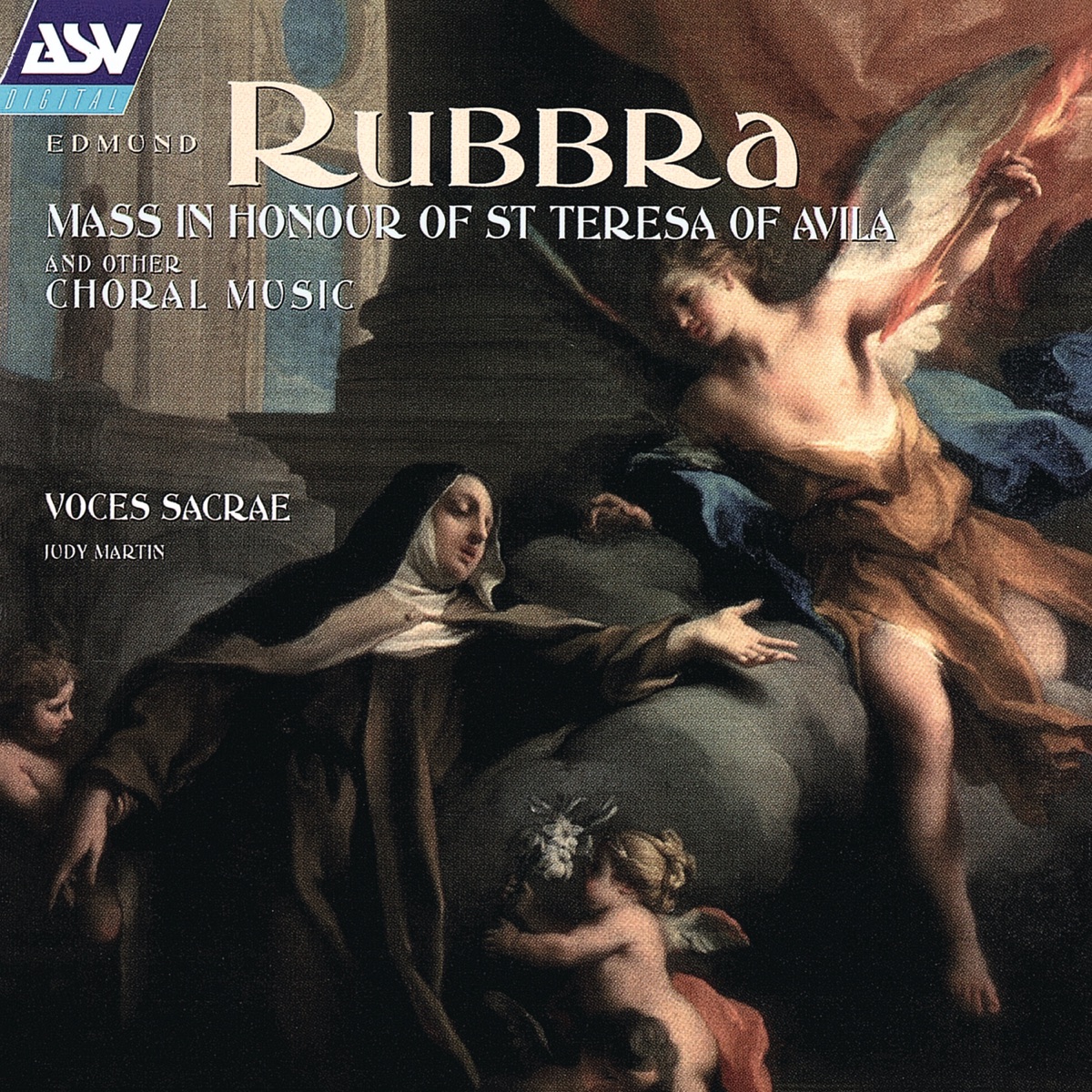 Rubbra: Mass in Honour Of St Teresa Of Avila; Missa a3; 5 Motets; 5 Madrigals by Voces Sacrae & Judy Martin album cover