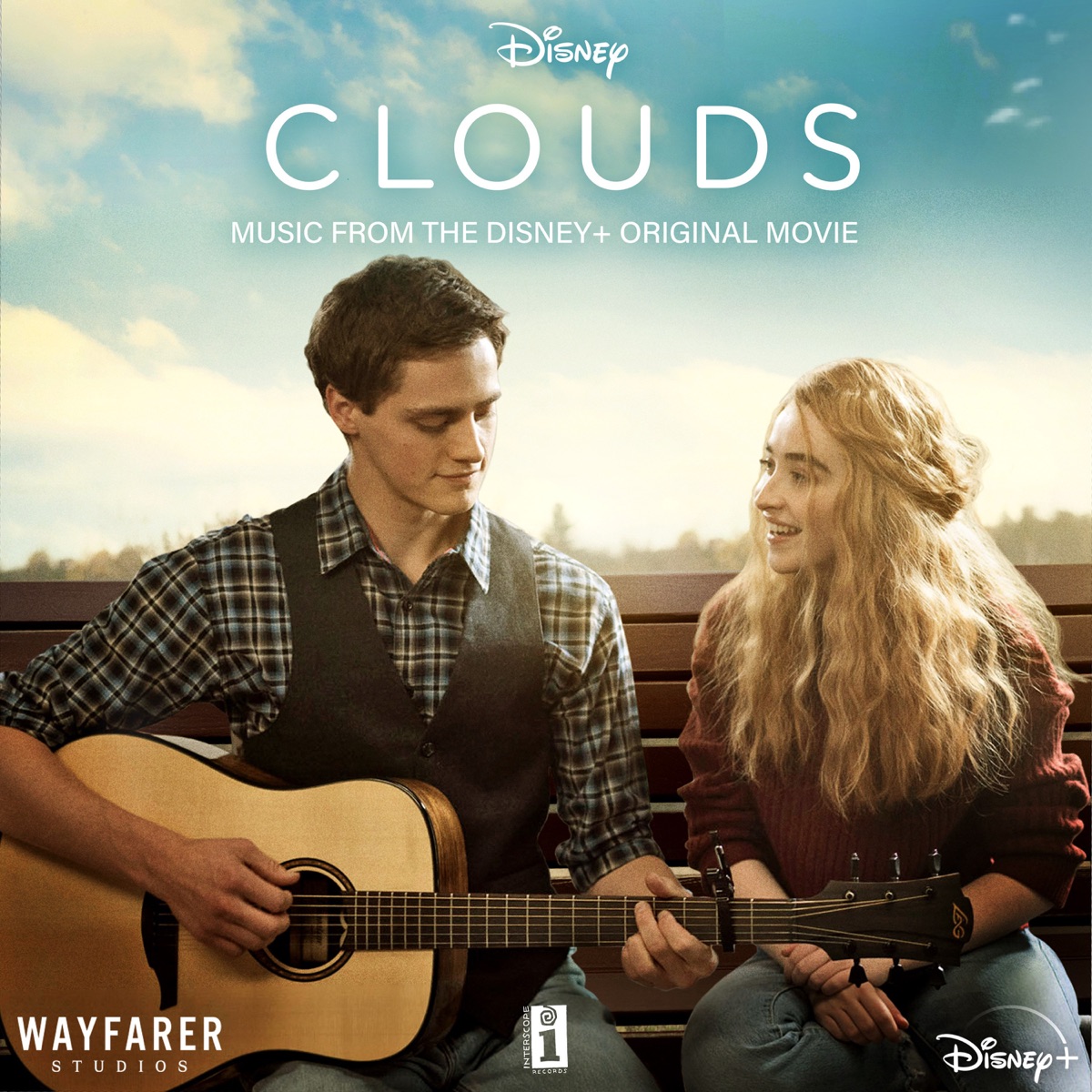CLOUDS (Music From The Disney+ Original Movie) by OneRepublic, renforshort & Sabrina Carpenter album cover artwork