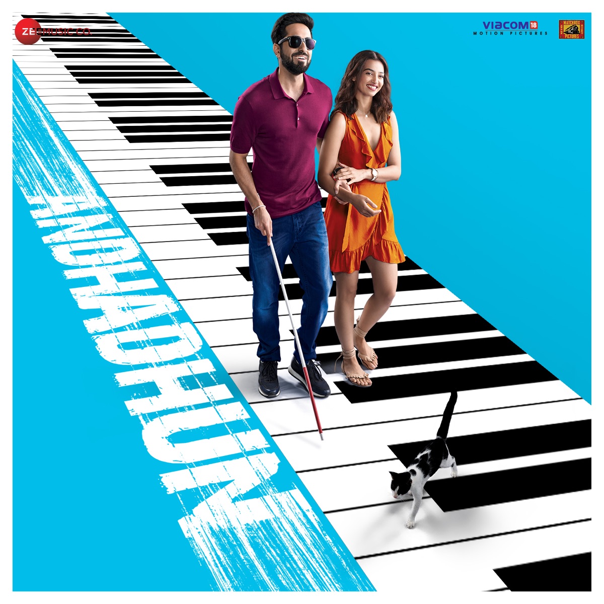 Andhadhun (Original Motion Picture Soundtrack) by Amit Trivedi, Raftaar & Girish Nakod album cover