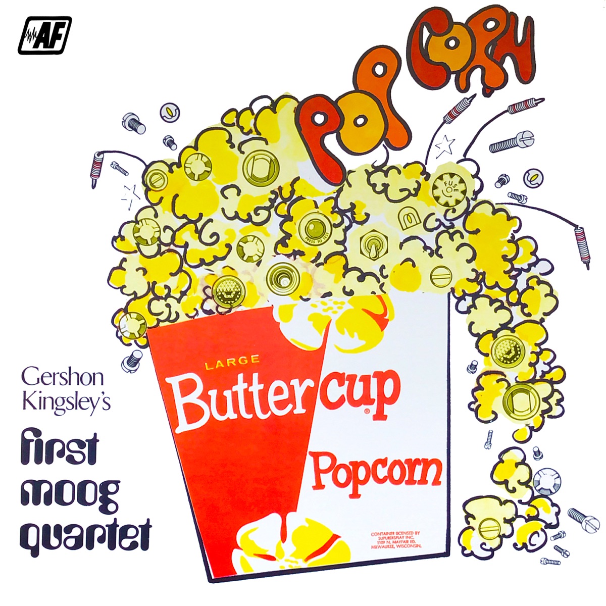 Popcorn by Gershon Kingsley & First Moog Quartet album cover
