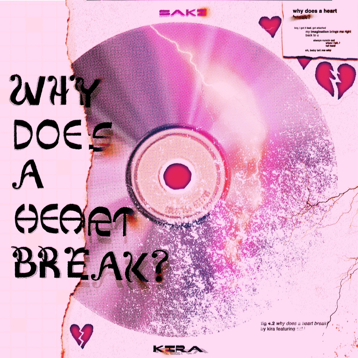 Why Does a Heart Break? (feat. Saki) - Single by KIRA album cover