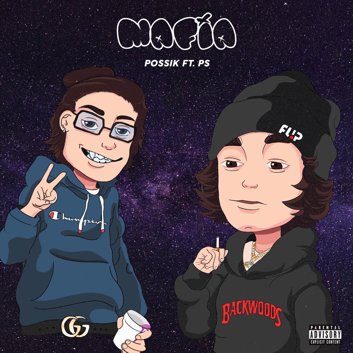 Máfia (feat. REAL PS) - Single by Possik album cover