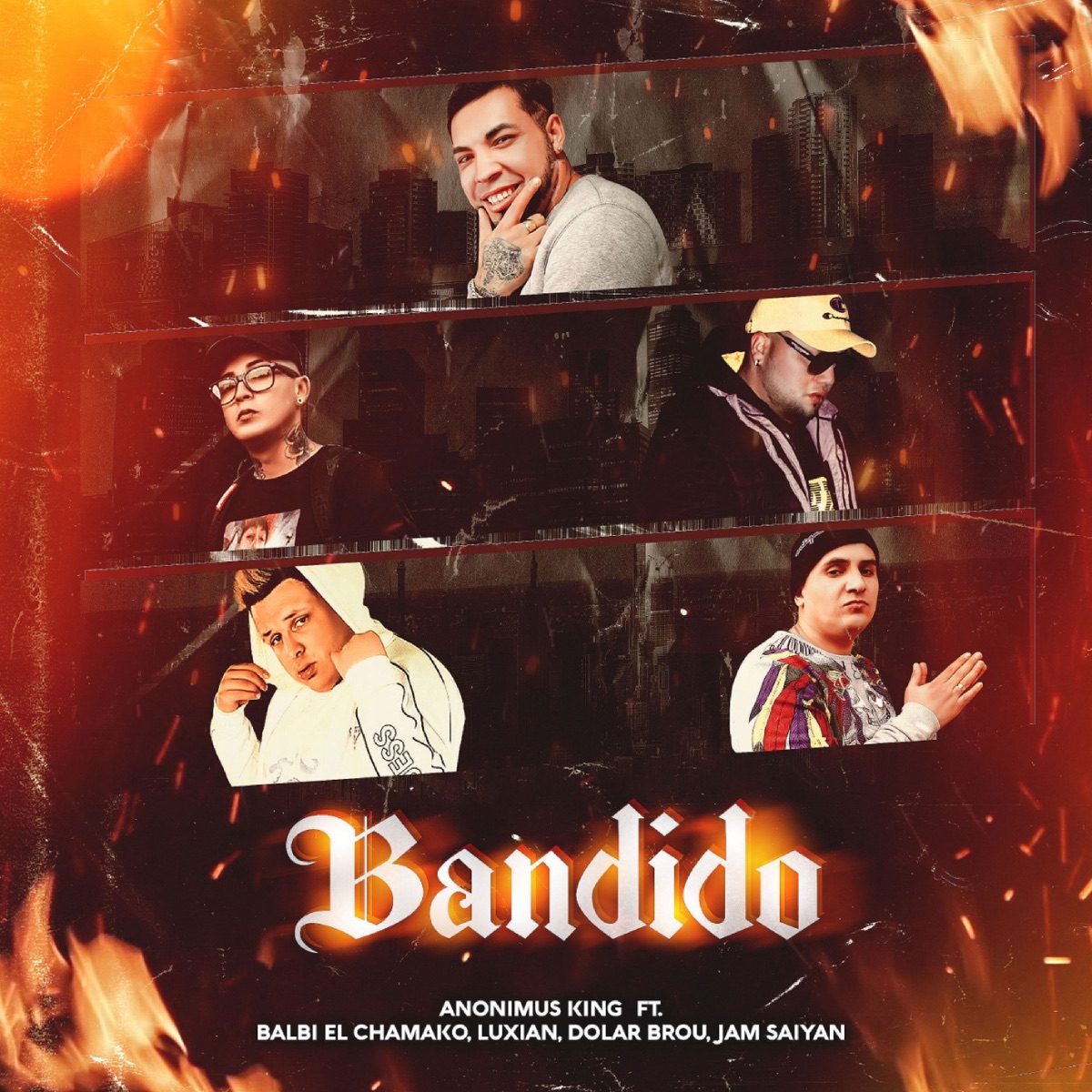 Bandido (feat. Balbi El Chamako, Dolar Brou, jan sayan & Luxian) - Single by Anonimus Kiing album cover