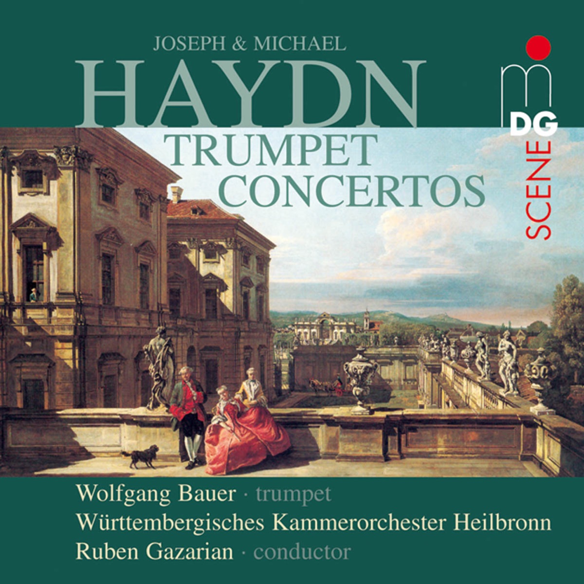 Haydn: Trumpet Concertos by Wolfgang Bauer, Marc Engelhardt, Württembergisches Kammerorchester & Ruben Gazarian album cover