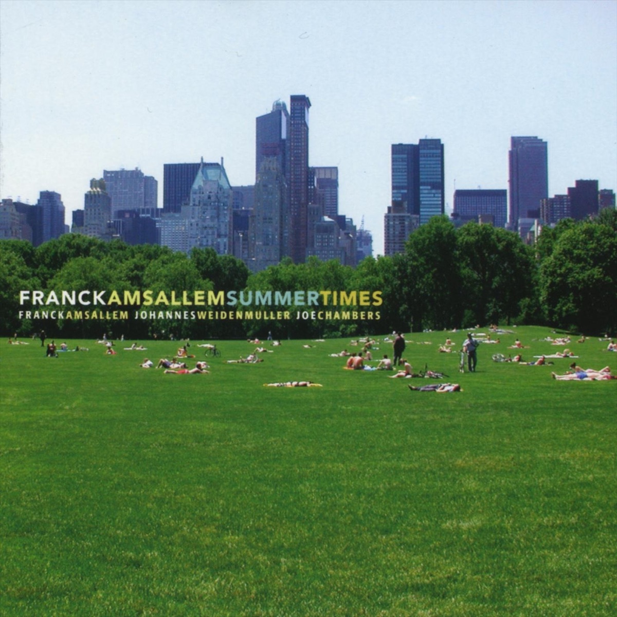 Summer Times (feat. Johannes Weidenmuller & Joe Chambers) by Franck Amsallem, Johannes Weidenmuller & Joe Chambers album cover