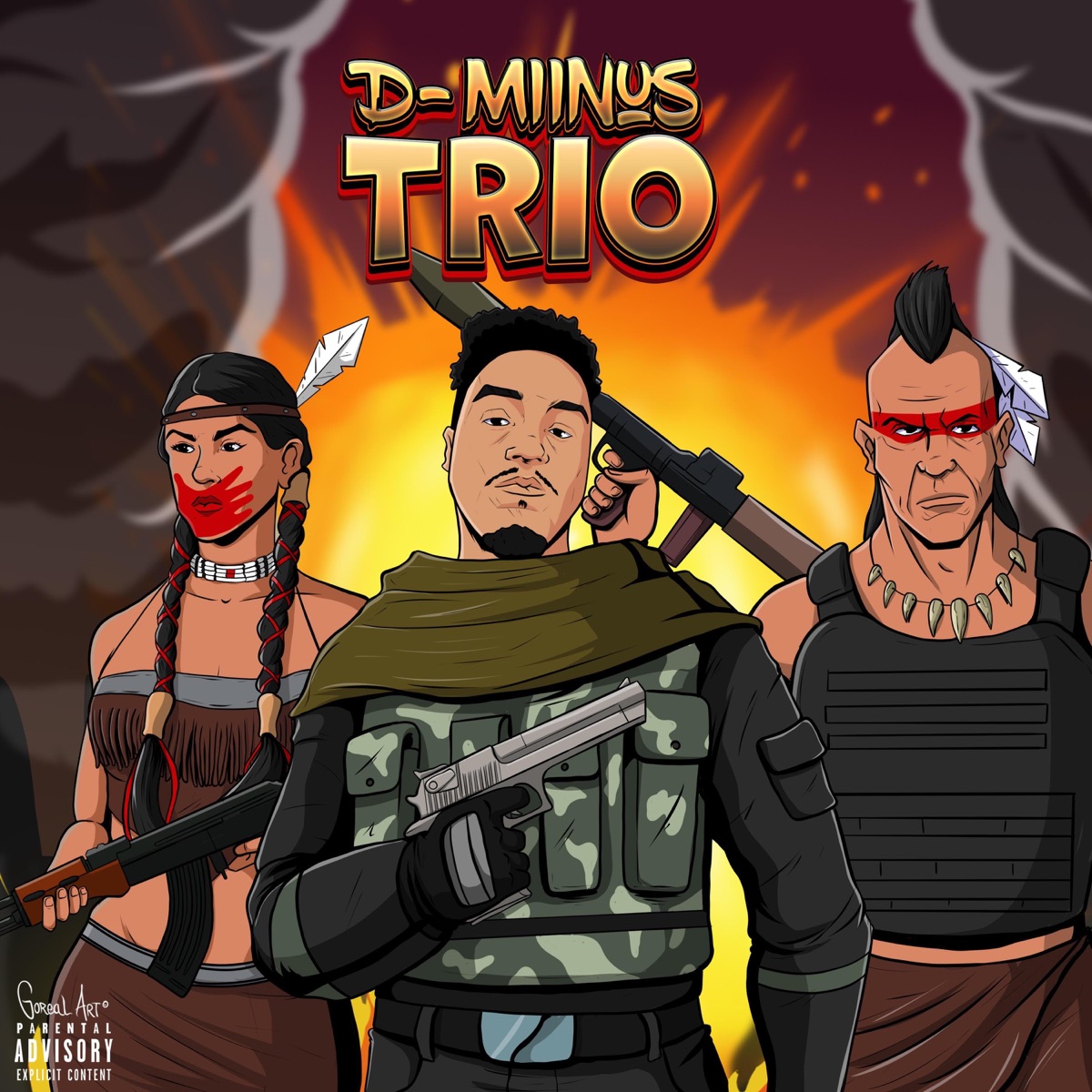 Trio - Single by D-Miinus album cover
