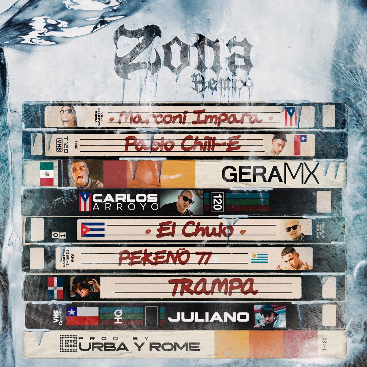 Zona (Remix) [feat. El Chulo, Carlos Arroyo, Pekeño 77, TRAMPA BILLONE & Julianno Sosa] - Single by Marconi Impara, Gera MX & Pablo Chill-E album cover