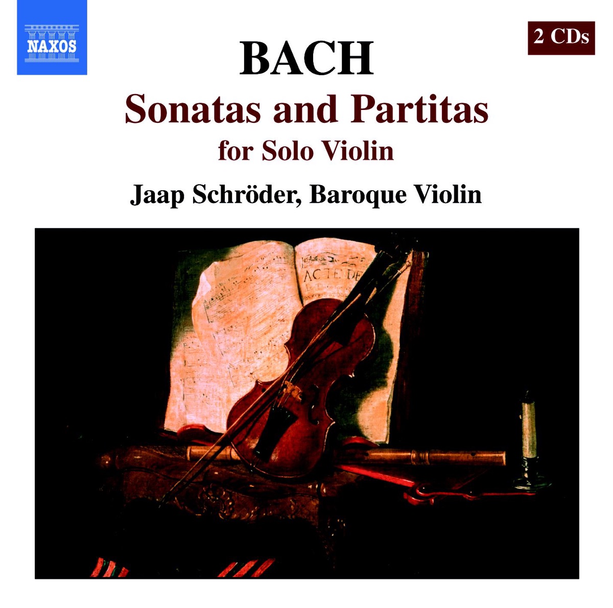 Bach: Sonatas and Partitas for Solo Violin by Jaap Schröder album cover