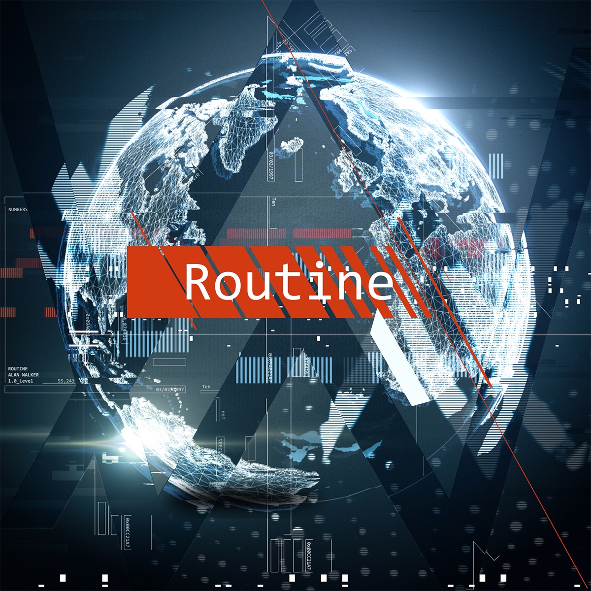 Routine by Alan Walker & David Whistle album cover