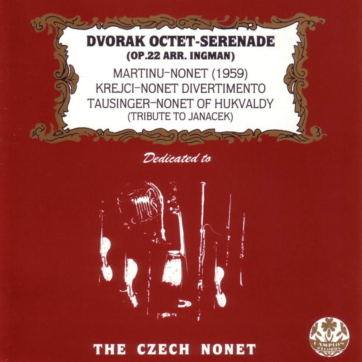 Dedicated to the Czech Nonet by The Czech Nonet album cover