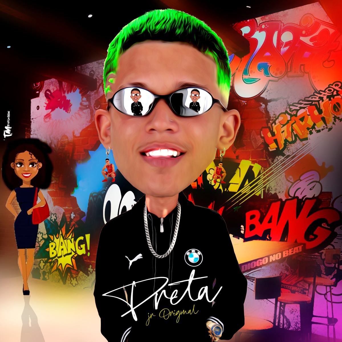 Preta - Single by Jr Original album cover
