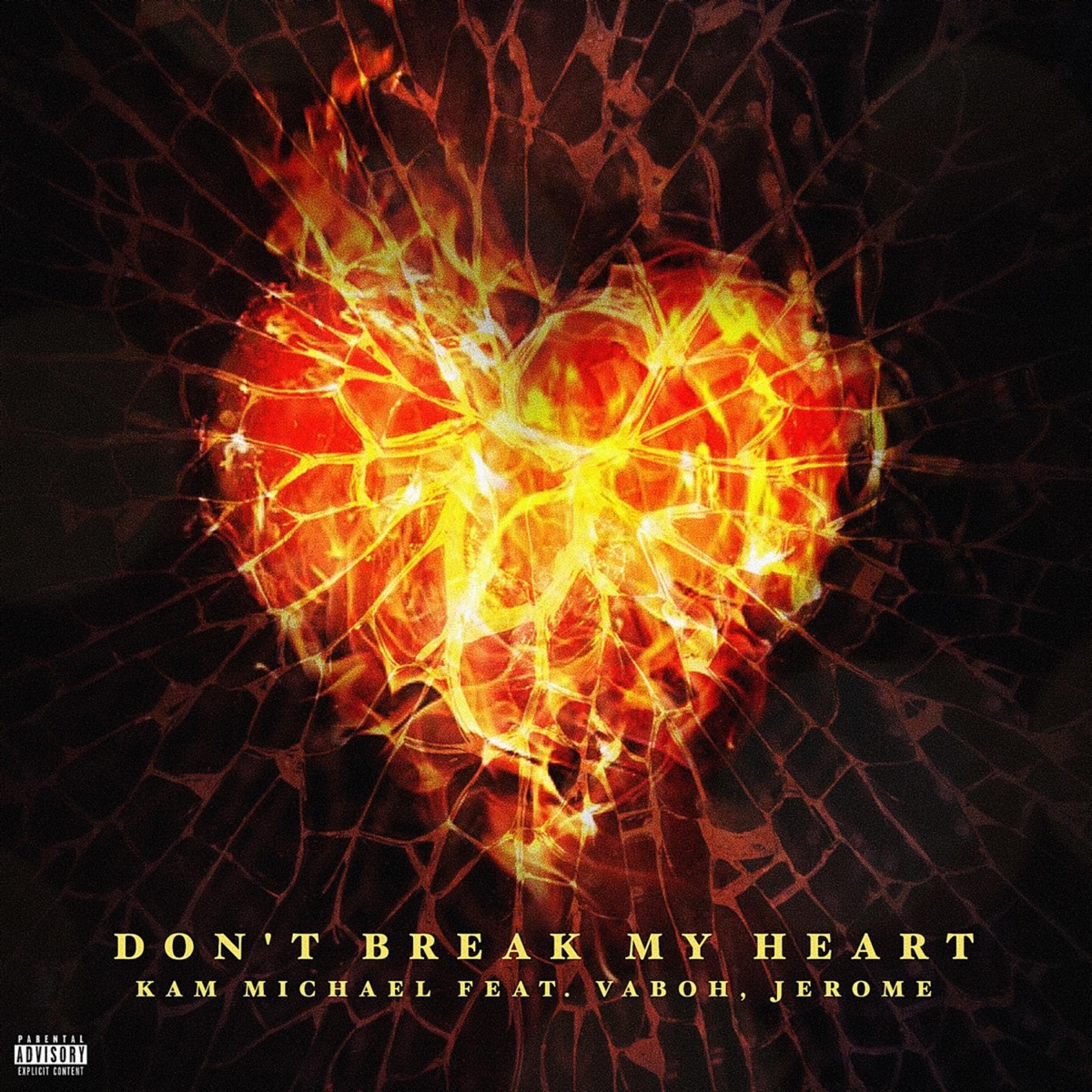 Don't Break My Heart (feat. Vaboh & Jerome) - Single by Kam Michael album cover