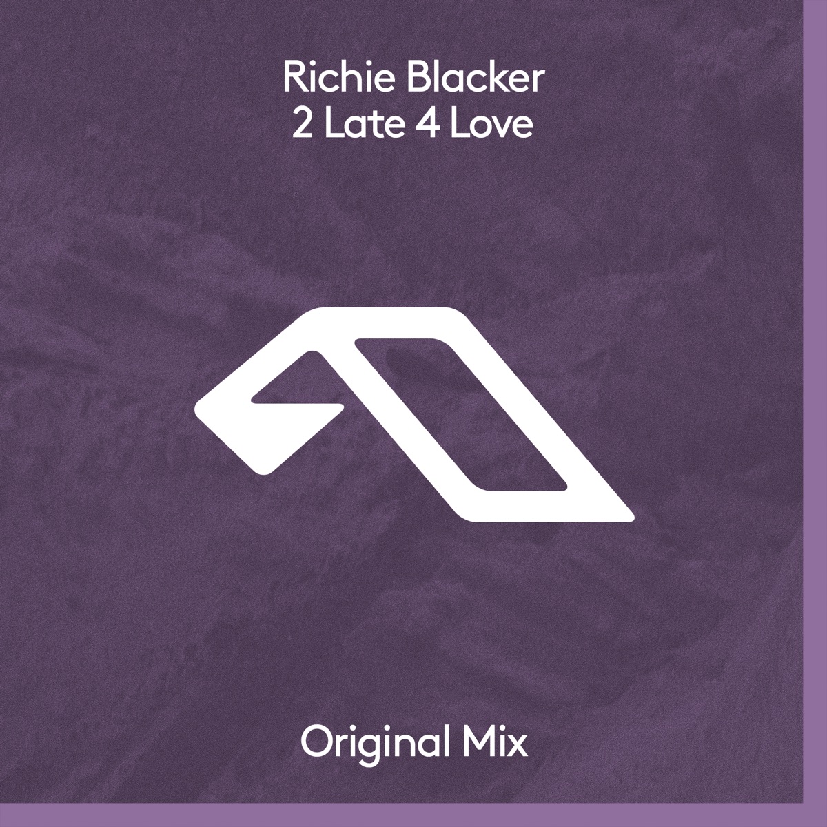 2 Late 4 Love by Richie Blacker album cover