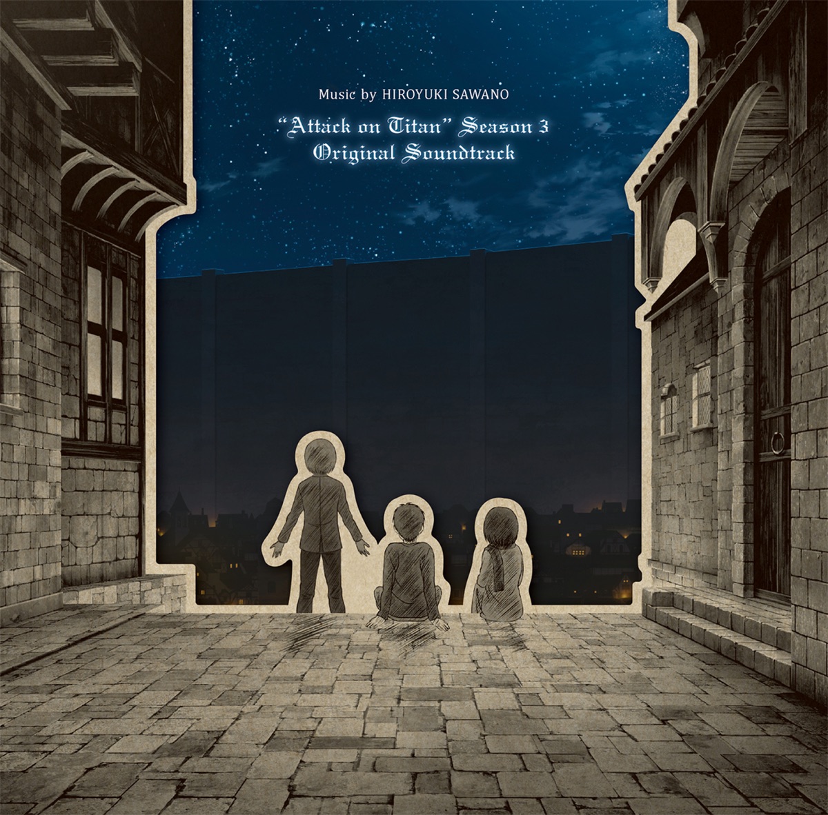 「進撃の巨人」Season3 オリジナルサウンドトラック by Hiroyuki Sawano album cover