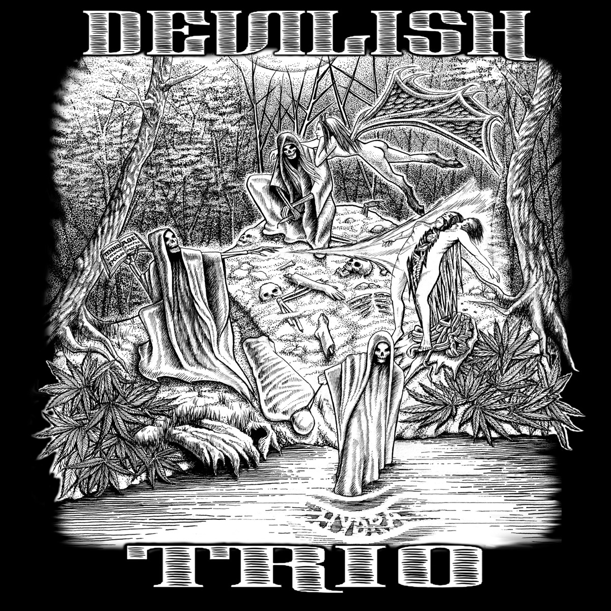 Past Junts by Devilish Trio album cover