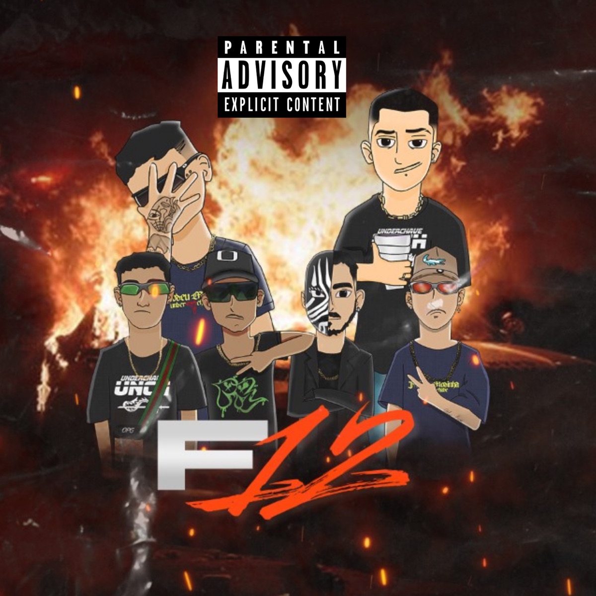 F12 - Single by JanjãoNoBeat, Virxs, True062, MisterM62, Os Pior de Goiânia & Sueth album cover