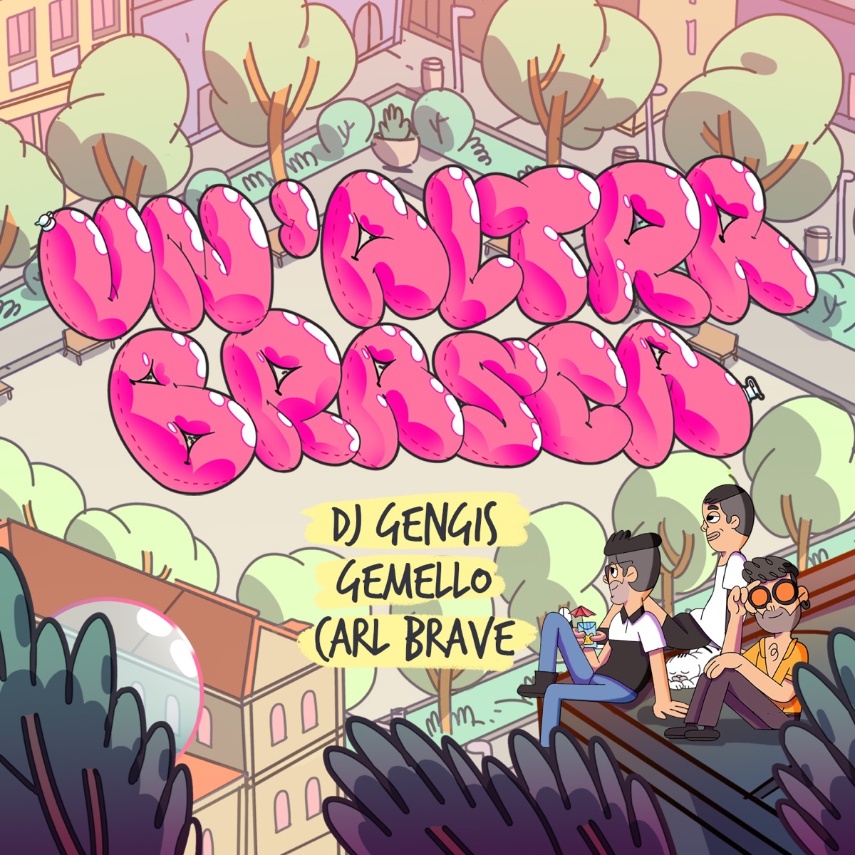 Un'altra brasca - Single by DJ Gengis, Gemello & Carl Brave album cover