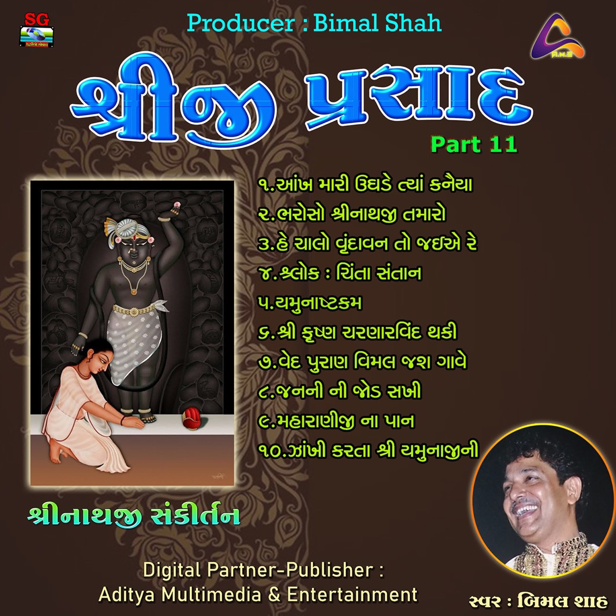 Shreeji Prasad-Shreenathji Sankirtan Pt.11 by Bimal Shah album cover