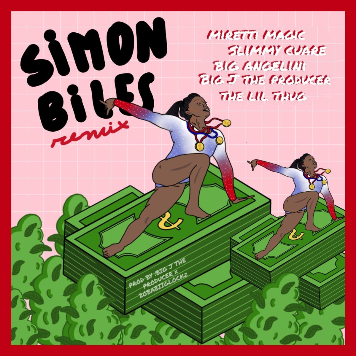 Simon Biles (Remix) - Single by Big J the Producer, Miretti Magic, Big Angelo, The Lil Thugg & Slimmy Cuare album cover