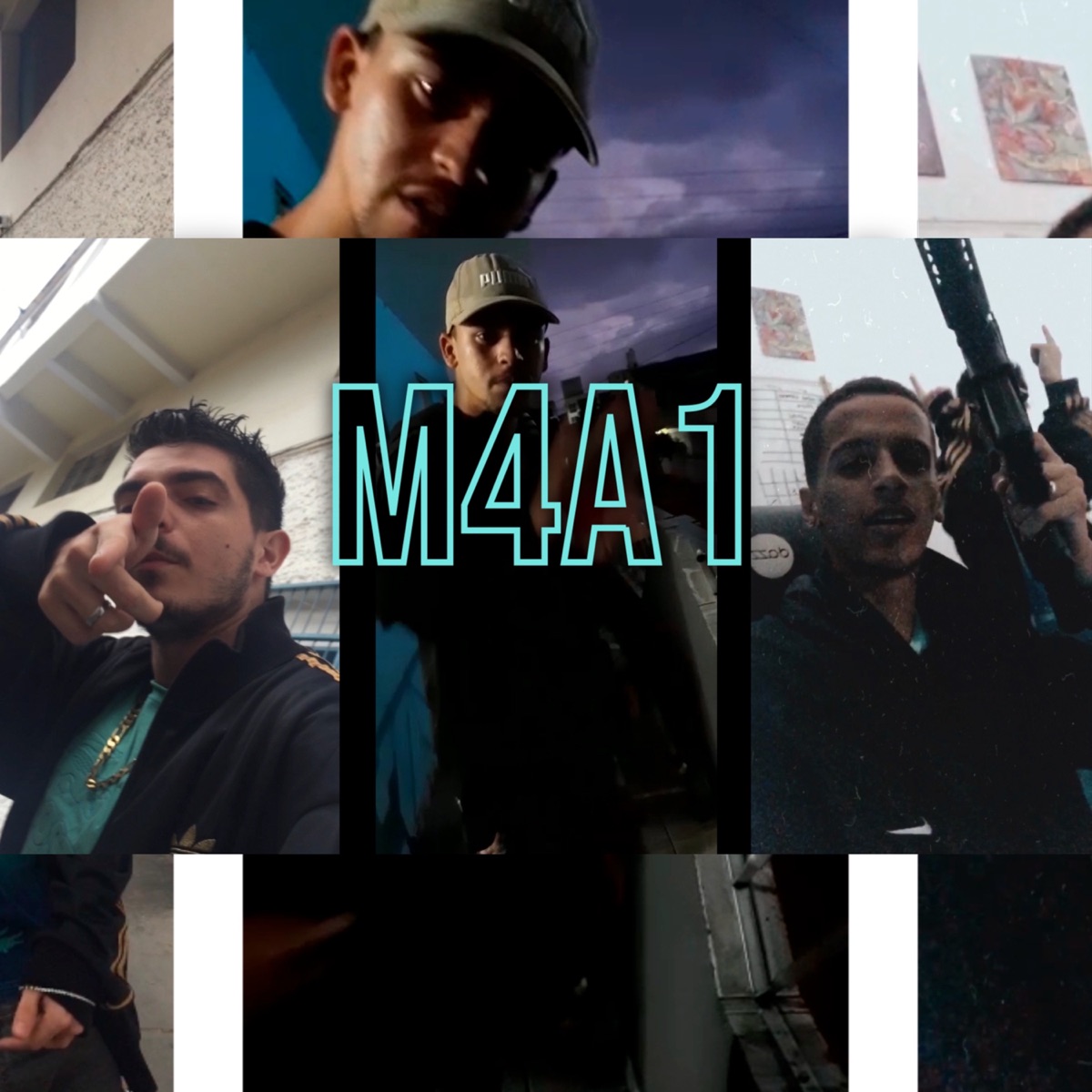 M4A1 - Single by Famoso NorT, Quartzo & Pkash album cover