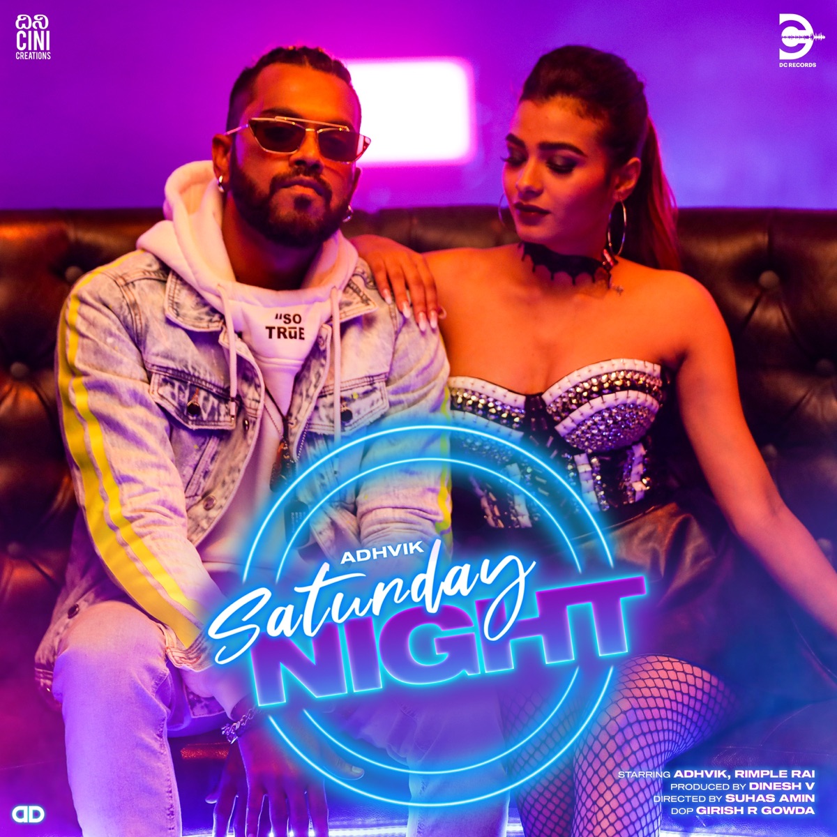 Saturday Night - Single by Adhvik album cover