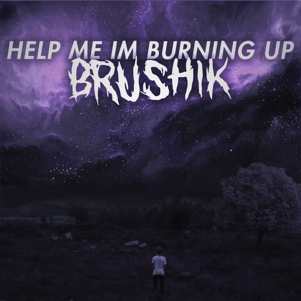 Help Me I'm Burning Up - Single by Brush1k album cover