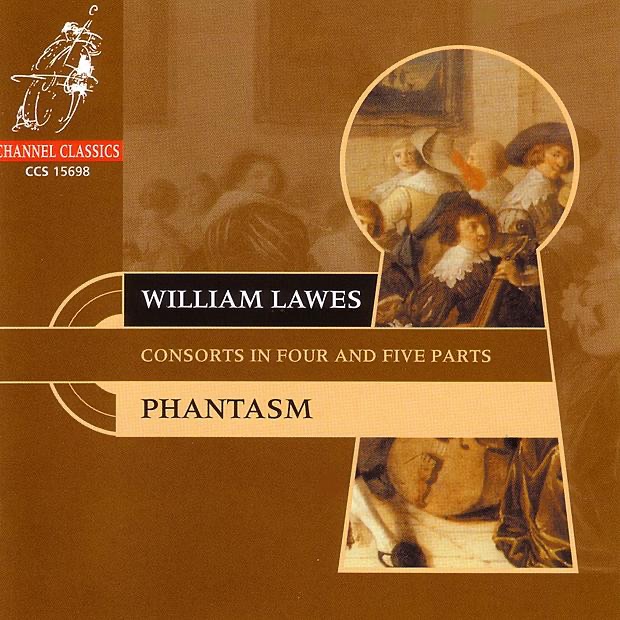 Lawes: Consorts In 4 and 5 Parts by Phantasm album cover