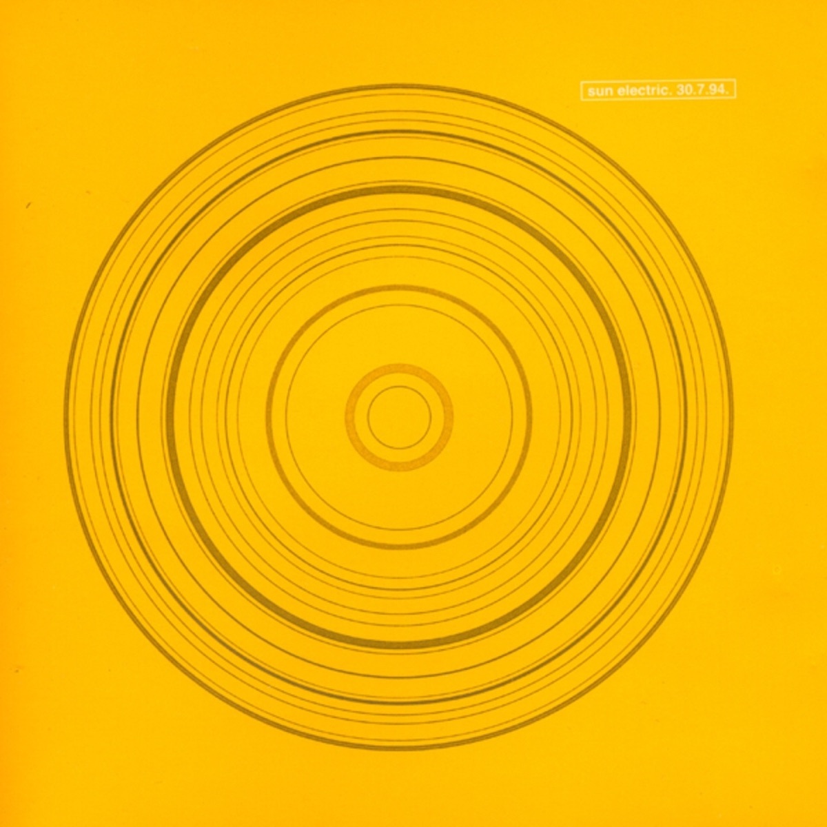 30.7.94 (Live) by Sun Electric album cover