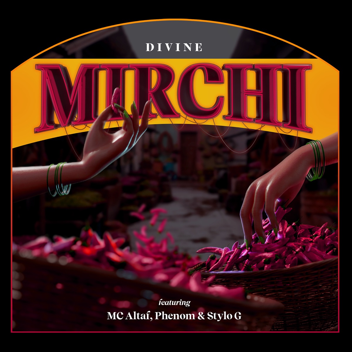 Mirchi (feat. MC Altaf, Stylo G & Phenom) - Single by DIVINE album cover