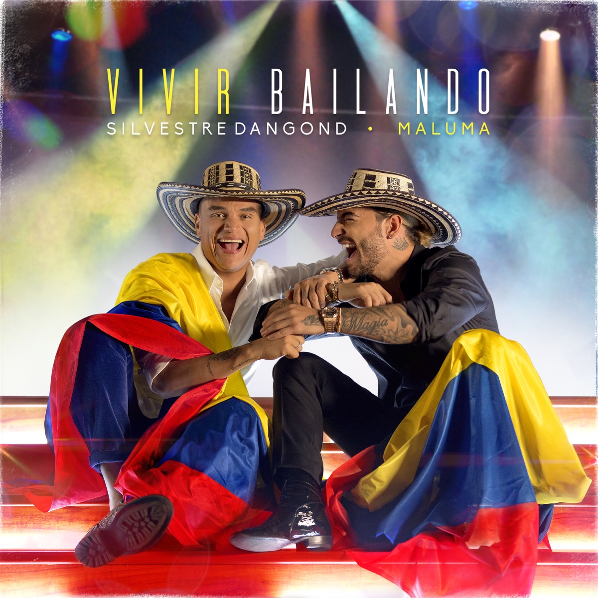 Vivir Bailando - Single by Silvestre Dangond & Maluma album cover