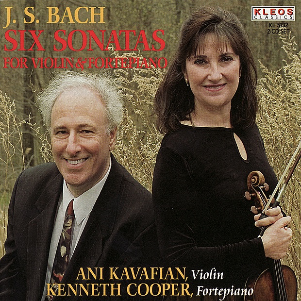 Bach: Six Sonatas for Violin and Fortepiano by Ani Kavafian & Kenneth Cooper album cover