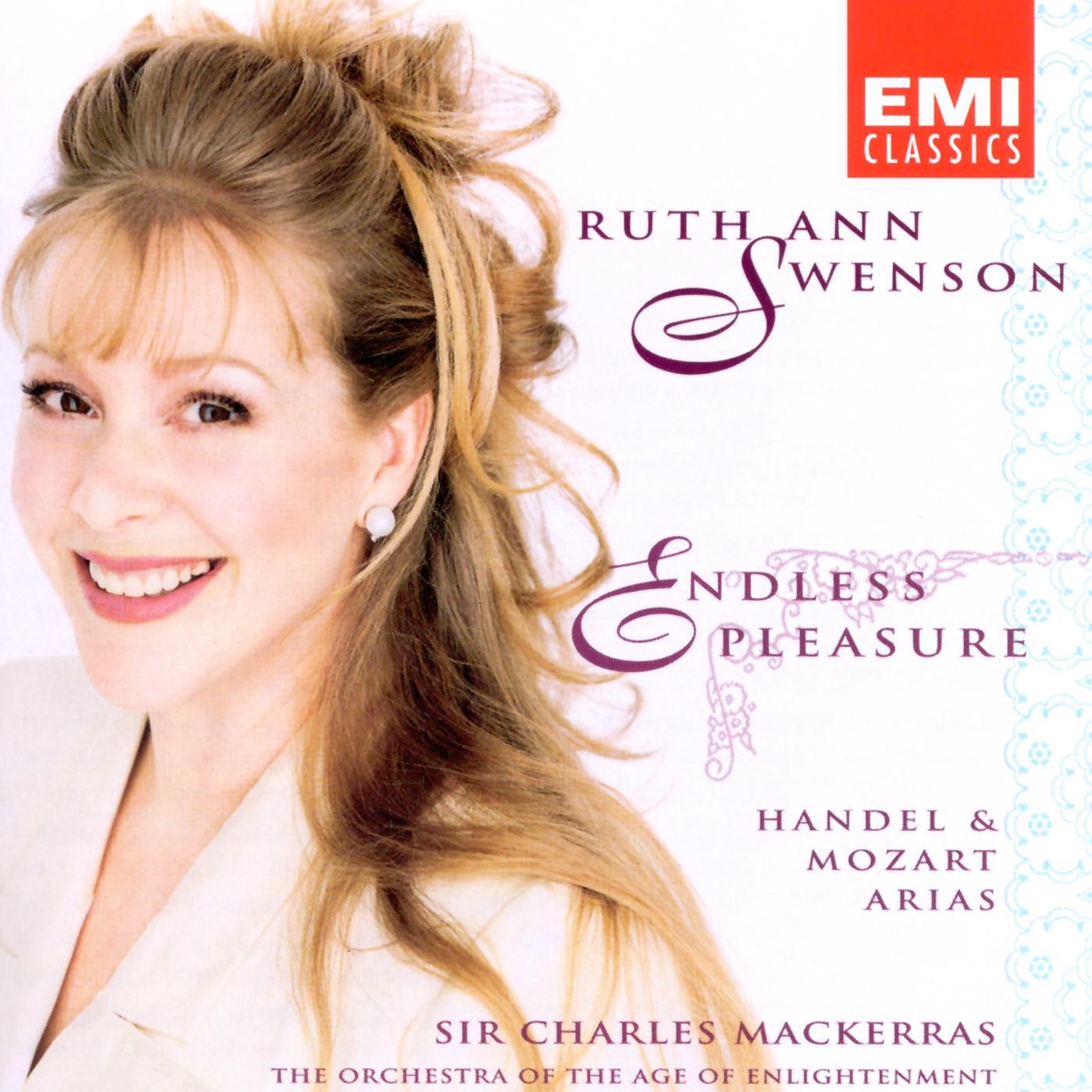 Endless Pleasure by Ruth Ann Swenson, Hancock William Carter, Elizabeth Kenny, John Toll, Sir Charles Mackerras, Susan Sheppard & Orchestra of The Age of Enlightenment album cover