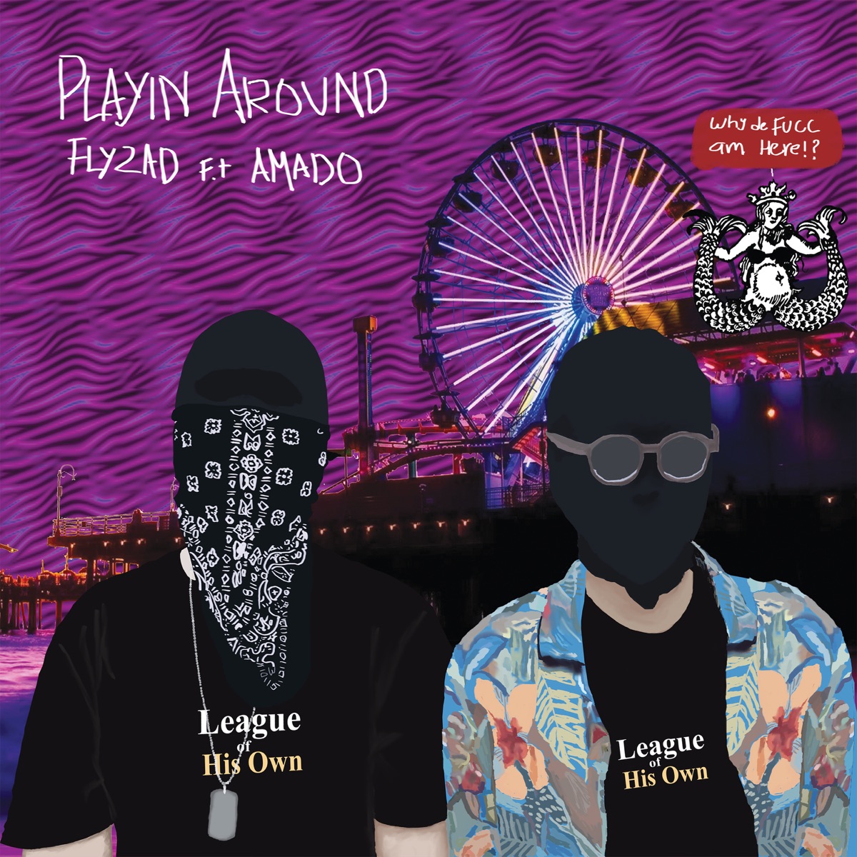 Playin' Around (feat. Flyzad & Amado) - Single by Erick Sadewa album cover