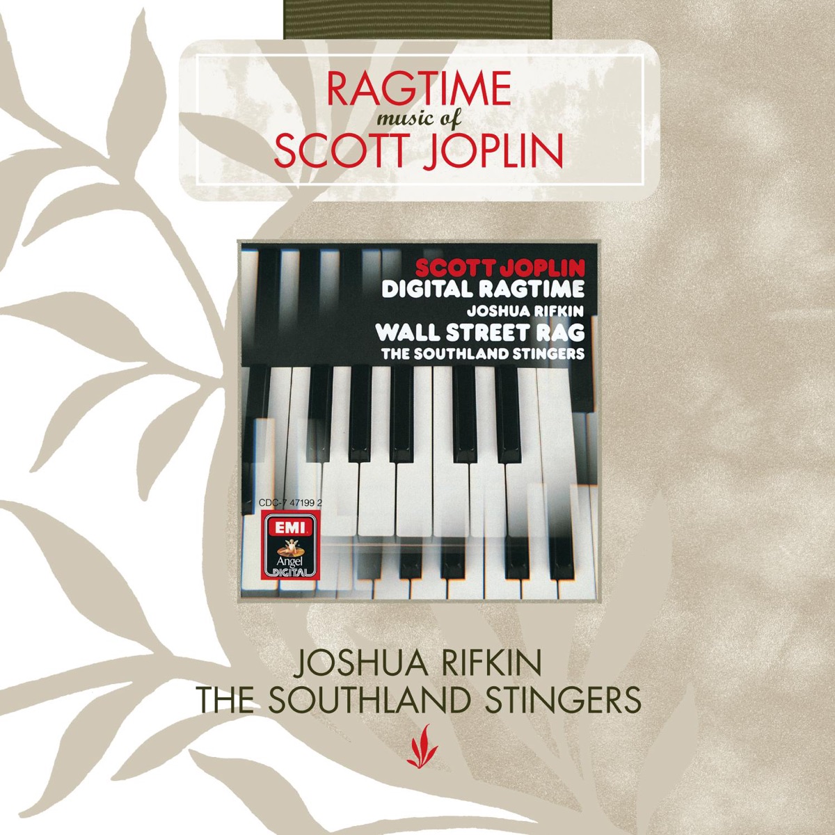 Scott Joplin: Digital Ragtime / Wall Street Rag by Joshua Rifkin album cover