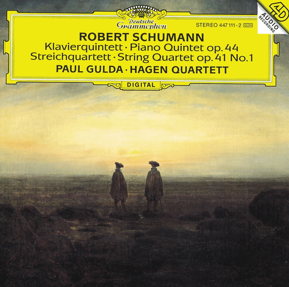 Schumann: Piano Quintet - String Quartet No. 1 by Paul Gulda & Hagen Quartett album cover