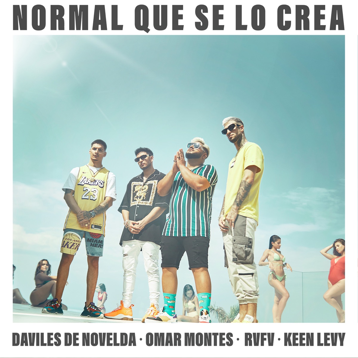 Normal que se lo crea (feat. Keen Levy) - Single by Daviles de Novelda, Omar Montes & Rvfv album cover